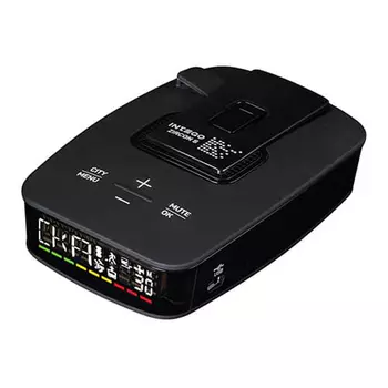 Радар-детектор INTEGO ZIRCON S GPS (Сегментный дисплей) (+ Антисептик-спрей для рук в подарок!)