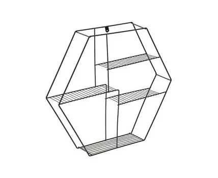 Стеллаж (Черный, 10)