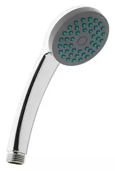Душевая лейка Zein Z401, пластик, 1 режим, цвет хром