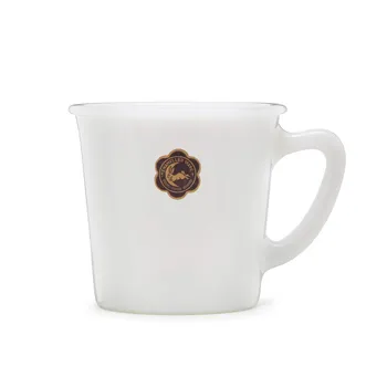 Tsuki Usajirushi Milk Glass Coffee Cup Made in Japan Gift Box White белый