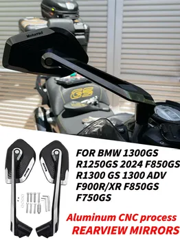 Мотоциклетное боковое зеркало заднего вида для BMW R1300GS 2024 R1200 1250 GS ADV F900R G310GS S1000XR, алюминиевое регулируемое зеркало заднего вида
