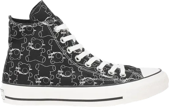 Кроссовки Converse Undercover x Addict x Chuck Taylor All Star High Teddy Bear, черный