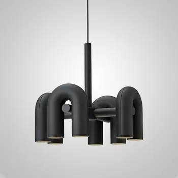 Подвесная люстра светодиодная Fanny 8 Black ImperiumLoft Fanny01 (192004-23)