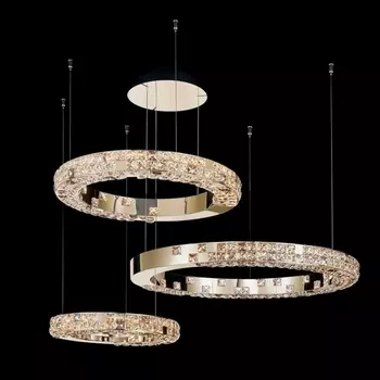 Подвесная люстра светодиодная Fluorite Elegance FL1106-30P кольцо