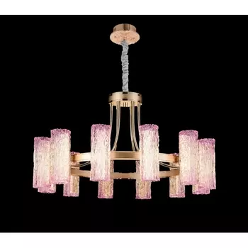 Подвесная люстра хрусталь светодиодная Fluorite Inverno FL1090-12P
