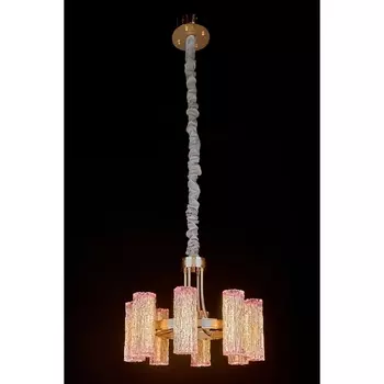 Подвесная люстра хрусталь светодиодная Fluorite Inverno FL1090-8P