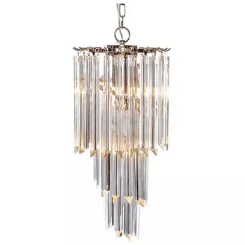 Подвесная люстра хрусталь Garda Decor 20MD3399-4NI с подвесками