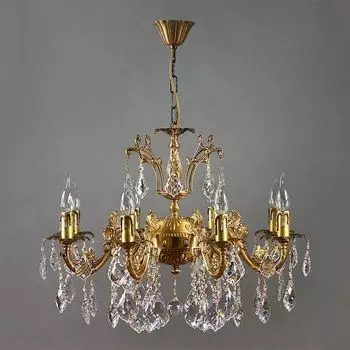 Подвесная люстра 2118/8 AB Ambiente Granada New Leaf подсвечник