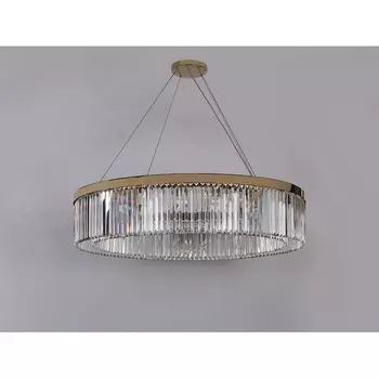 Подвесная люстра хрустальная Newport 10110 10110+6/C gold