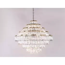Подвесная люстра хрустальная 10125+14/C gold (Newport)