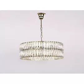 Подвесная люстра хрустальная 10125+3/C gold (Newport)