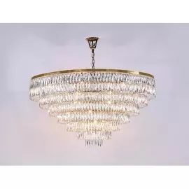 Подвесная люстра хрустальная Newport 10120 10129+37/C gold