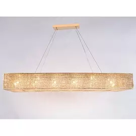 Подвесная люстра хрустальная 10198+8/C gold (Newport)
