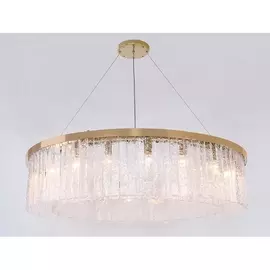 Подвесная люстра хрустальная 10828+12/S gold (Newport)