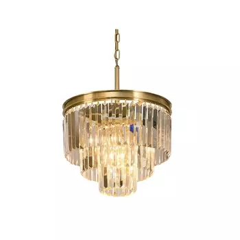 Подвесная люстра хрустальная 31106/S brass (Newport)