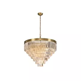 Подвесная люстра хрустальная 31118/S brass (Newport)