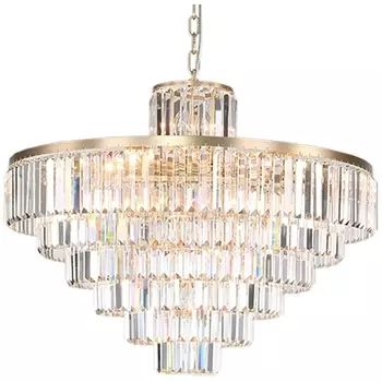 Подвесная люстра хрустальная 31124/S brass (Newport)