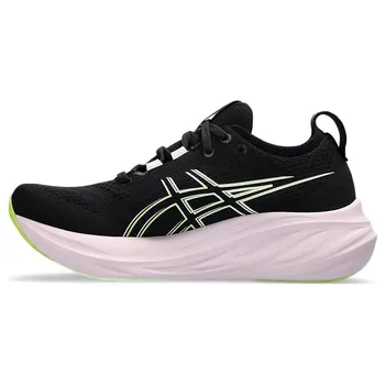 Женские кроссовки ASICS Gel Nimbus 26 Black Neon Lime 1012B601-004 37