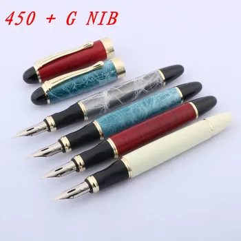 Перьевая ручка JINHAO 450 нержавеющая сталь