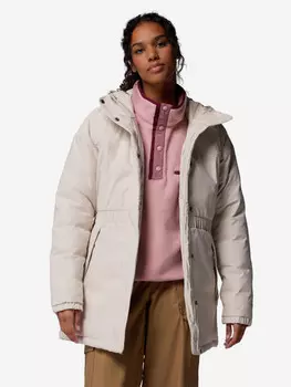 Пуховик женский Columbia Kennedy Meadows Mid Down Parka, Бежевый