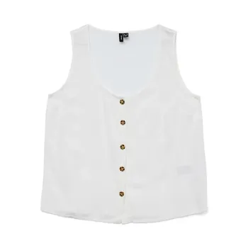 Футболка без рукавов Vero Moda Bumpy, белый