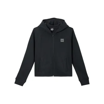 Under Armour Solid Color Training Hooded Jacket Women Jackets Black 1379881-001 M