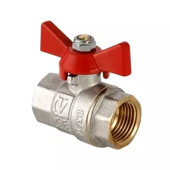 1″ Valtec Base ВР/ВР, Кран шаровой полнопроходной (бабочка)