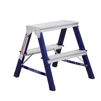 Alumet МD8202 Стремянка стальная двухсторонняя, 2 ступени