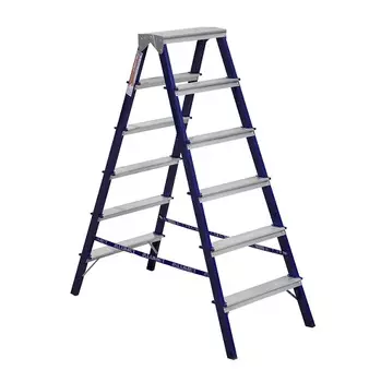 Alumet МD8206 Стремянка стальная двухсторонняя, 6 ступеней