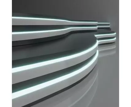 Гибкий неон 24V 10W 120Led 2835 IP65, холодный белый, 5м 24V 10W 120Led 2835 IP65