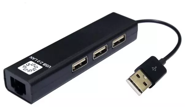 Сетевая карта 5bites UA2-45-06BK, 1xRJ-45, 10/100, USB 2.0, Retail (UA2-45-06BK)