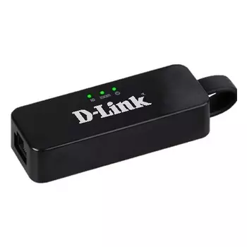 Сетевая карта D-link DUB-1312, 1xRJ-45, 10/100/1000 Мбит/сек, USB 3.0, Retail (DUB-1312/B1A)