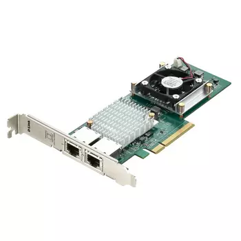 Сетевая карта D-link DXE-820T, 2xRJ-45, 10 Гб/с, PCI-Ex16, Retail (DXE-820T/B1A)