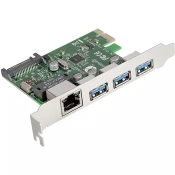 Сетевая карта ExeGate EXE-361, 1xRJ-45, 1 Гбит/с, PCI-E, Bulk (EX283714RUS)