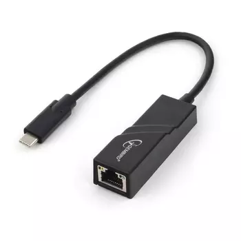 Сетевая карта Gembird, 1xRJ-45, 1 Гбит/с, USB 3.0 TypeC, Retail (A-CM-LAN-01)