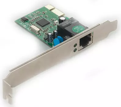 Сетевая карта Gembird NIC-GX1, 1xRJ-45, 1 Гбит/с, PCI-E