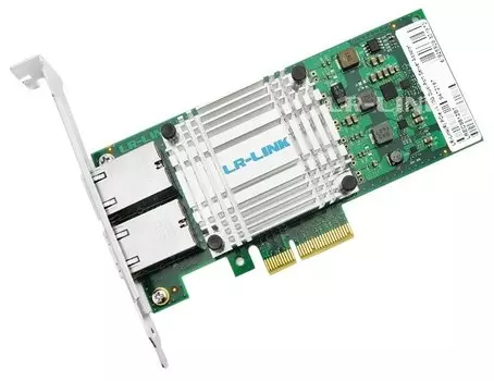Сетевая карта LR-Link LREC9812BT, 2xRJ-45, 10 Гб/с, PCI-Ex4, Retail (LREC9812BT)