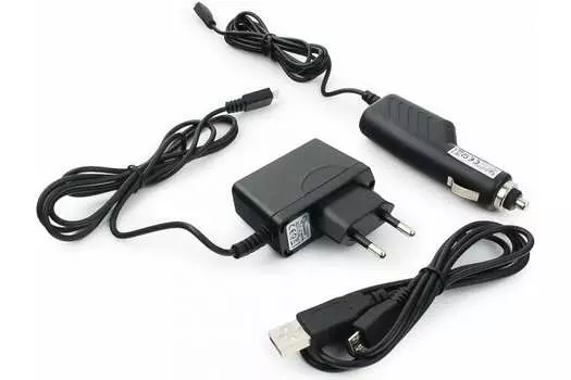 Сетевое зарядное устройство Gembird MP3A-CAR-KIT1, USB, microUSB, черный (MP3A-CAR-KIT1), кабель microUSB