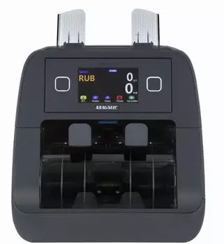 Счетчик банкнот Magner 2000V, мультивалюта, детекция купюр, 1200 банкнот в минуту, емкость карманов:250/500/100 банкнот