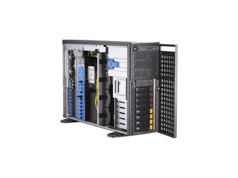 Серверная платформа SuperMicro SYS-740GP-TNRT, 2xSocket4189, 16xDDR4, 8x3.5 HDD HS, 2xM.2, 2x10GLAN, IPMI, Redundant 2x2200 Вт, 4U (SYS-740GP-TNRT)
