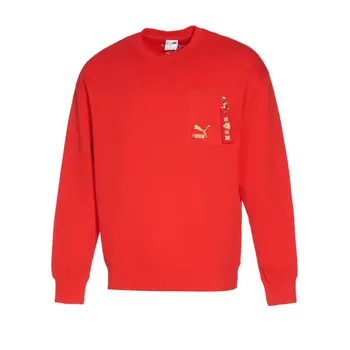 Толстовка унисекс красная Puma, красный