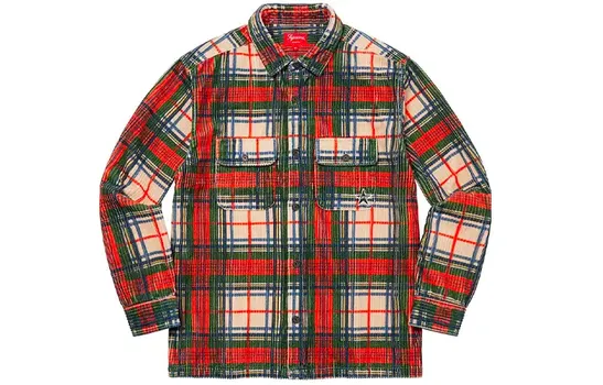 Рубашка Supreme Corduroy с карманами, черный