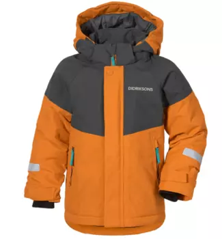 Куртка детская зимняя DIDRIKSONS LUN KID'S JKT, оранжевый, 503825 (Размер: 100 )