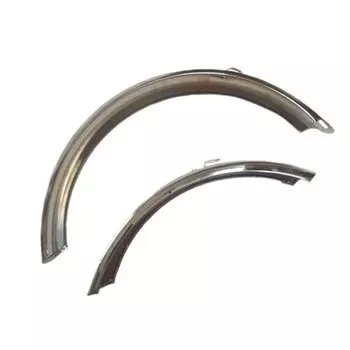 Крылья велосипедные STG, 14", без крепежа, сталь, хром, КЛ106641