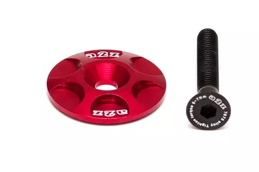 Крышка рулевой колонки A2Z, CNC 6061, болт алюминиевый 7075-T6, красный, S-Cap-3