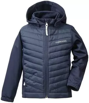 Куртка детская DIDRIKSONS BRISKA KID'S SOFTSHELL JKT, морской бриз, 503927 (Размер: 100 )