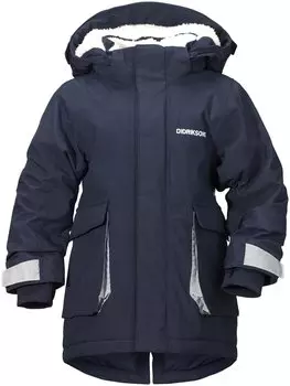Куртка детская Didriksons INDRE PARKA, морской бриз, 501847 (Размер: 90)