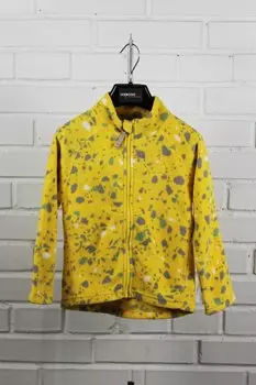 Куртка детская Didriksons MONTE KIDS PR JKT, камешки на бледно-желтом, 503108