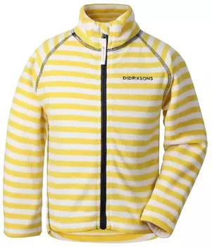 Куртка детская Didriksons MONTE KIDS PR JKT, жёлтая полоска, 502464