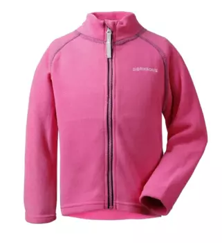 Куртка детская Didriksons MONTE MICROFLEECE, розовый леденец, 502008